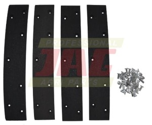 713371R2 ZESTAW OKŁADZIN HAMULCOWYCH DO CASE (4SZT+NITY)
