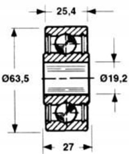JAG52-0004 ROLKA JOHN DEERE 332-336-342