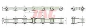 S55/SD/J4A ŁAŃCUCH PODAJNIKA ELEWATOROWEGO ROLLON-SOLID