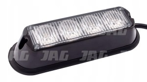 JAG96-0051 LAMPA BŁYSKOWA JAG (STROBOSKOP) LED, 12W, 9-30V, 4LEDX3W
