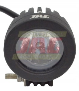 JAG96-0023 LAMPA ROBOCZA LED, 10W, 10-30V, 1 CREE LEDX10W, SPOT, OKRĄGŁA
