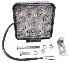 JAG96-0030 LAMPA ROBOCZA LED, 24W, 10-30V, 8 EPISTAR LEDX3W, FLOOD,