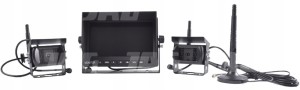 JAG97-0051 ZESTAW BEZPRZEWODOWY HD 2XKAMERAHD(420TVL) + 1XMONITOR(7"), 2.4G