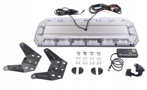 JAG96-0089 LAMPA BŁYSKOWA 108 LED, 12-24V, POMARAŃCZOWA, ZE STEROWNIKIEM