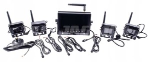 JAG97-0052 ZESTAW BEZPRZEWODOWY HD 4XKAMERA HD (420TVL) + 1XMONITOR(7"),
