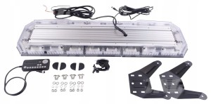 JAG96-0090 LAMPA BŁYSKOWA 132 LED, 12-24V, POMARAŃCZOWA, ZE STEROWNIKIEM