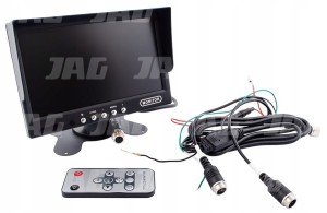 JAG97-0018 MONITOR PRZEWODOWY 7", 800X480, 16:9, 12-24V, 3 WEJŚCIA VIDEO, 1