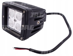 JAG96-0020 LAMPA ROBOCZA LED, 16W, 10-30V, 4 CREE LEDX4W, FLOOD, KWADRATOWA