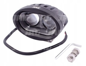 JAG96-0005 LAMPA ROBOCZA LED, ULTRAFIOLETOWA, 10W, 10-80V, 2LEDX5W, SPOT