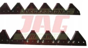 JAG01-0075 KOSA CLAAS 3,60M/12FT 2-BAGN.SEGMENTOWA /RADURA SECTIONS/ JAG