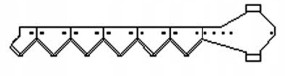 JAG11-0021 KOSA MF 2,10M /JAG SECTIONS/ KPL. JAG PREMIUM