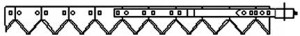 JAG11-0040 KOSA MF 4,20M/14FT NOWY TYP /JAG SECTIONS/ KPL. JAG PREMIUM