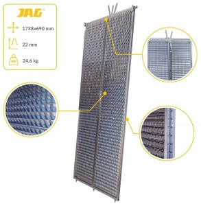 JAG05-0055 SITO ŻALUZJOWE OCYNKOWANE GÓRNE 3D, LAMELA-22MM JAG PREMIUM