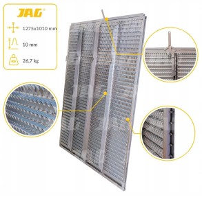 JAG05-0043 SITO ŻALUZJOWE OCYNKOWANE DOLNE, LAMELA-10MM JAG PREMIUM