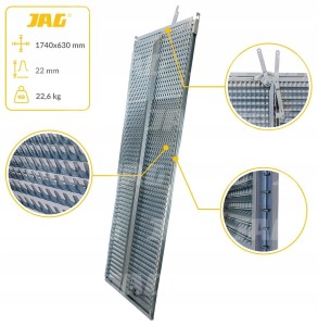 JAG05-0050 SITO ŻALUZJOWE OCYNKOWANE GÓRNE, LAMELA-22MM JAG PREMIUM