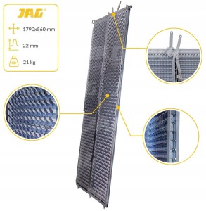 JAG05-0054 SITO ŻALUZJOWE OCYNKOWANE GÓRNE 3D, LAMELA-22MM JAG PREMIUM