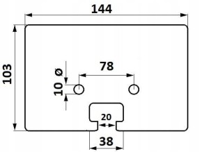 1317480C2 ŁOPATKA GUMOWA 3PR