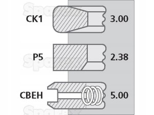 AR55759 PIERŚCIENIE TŁOKOWE