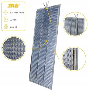 JAG05-0305 SITO ŻALUZJOWE OCYNKOWANE GÓRNE, LAMELA-22MM JAG PREMIUM