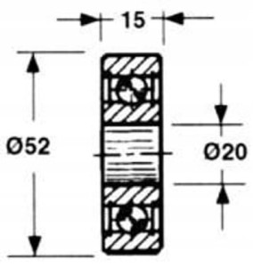 JAG52-0001 ROLKA BAUTZ CHP 410-460