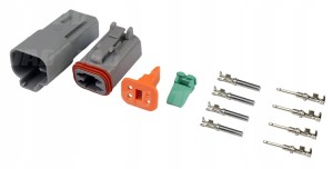 JAG91-0011 KOMPLET ZŁĄCZKI DEUTSCH DT 4PIN