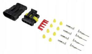 JAG91-0006 KOMPLET ZŁĄCZKI AMP SUPERSEAL 4PIN