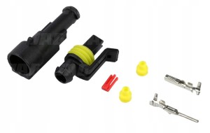 JAG91-0003 KOMPLET ZŁĄCZKI AMP SUPERSEAL 1PIN