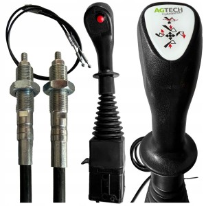 JOYSTICK NA KULKI KOPARKI TURA ŁADOWACZA 1 PRZYCISK + LINKI 2,5M DŻOJSTIK