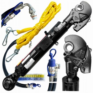 HYDRAULICZNY ŁĄCZNIK KAT 2 ŚRUBA RZYMSKA HAK 554MM-794MM SKOK 240MM